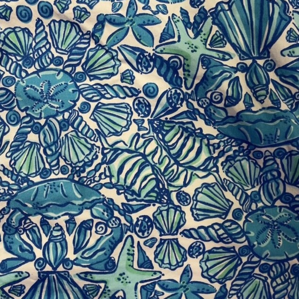 EUC Lilly Pulitzer Men’s Fitz Shorts “Shorely Blue Sailor’s Valentine” sz 34 - Picture 3 of 5